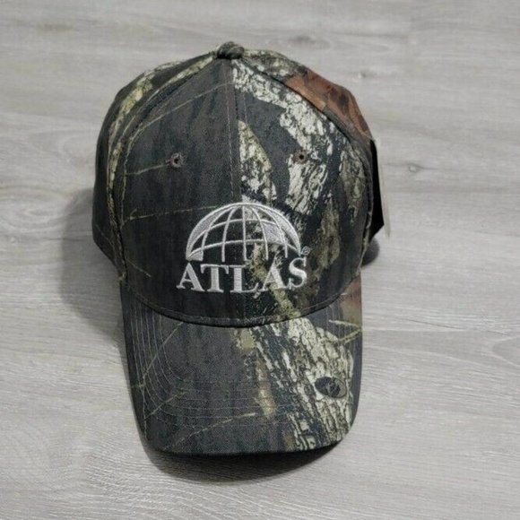 NEW Mossy Oak Camo Hat Atlas Snapback Cap Outdoor - Picture 1 of 6